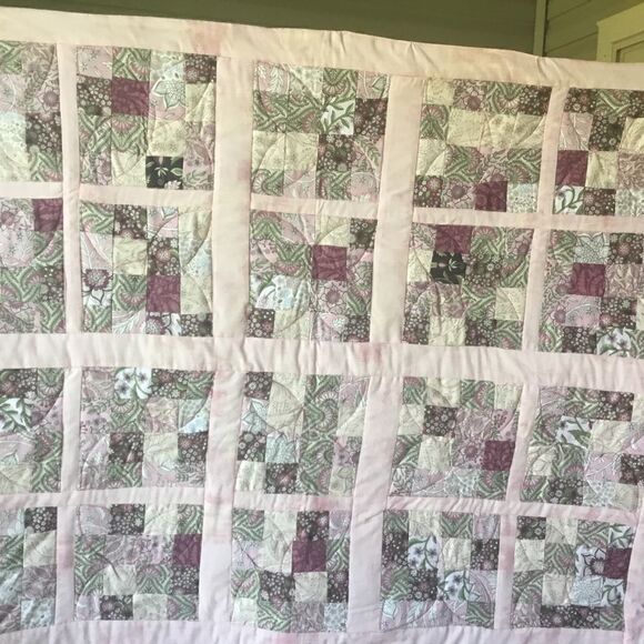 Handmade Lap Quilt - Picture 1 of 16